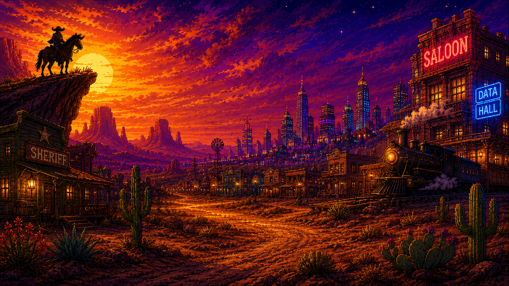 SDO Mystery Campus frontier intro background